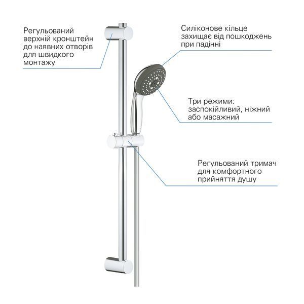 Набір змішувачів для ванної кімнати Grohe Start UA202304TS 695361 фото