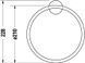 Кільце для рушників Duravit Starck T 0099471000 (хром) 411969 фото 2