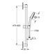 Душовий набір Grohe Tempesta Cube 110 II 26748003 (хром) 872664 фото 2