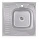 Кухонна мийка Lidz 6060-R Decor 0,6 мм (LIDZ6060RDEC06) накладна права 388877 фото 1