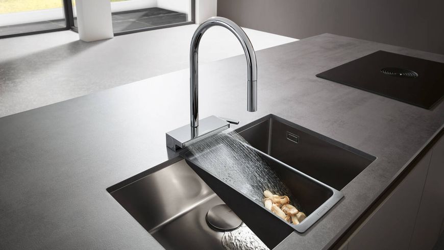 Змішувач для кухні Hansgrohe Aquno Select M81 170 73831000 з душем 3jet (хром) 304792 фото