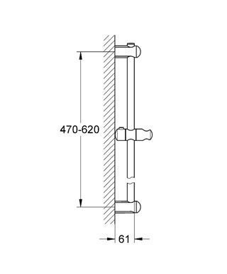 Душова штанга Grohe Euphoria 27499000 (хром) 116503 фото