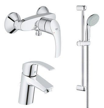 Набор смесителей для душа Grohe Eurosmart New 123576 (33555002+33265002+27853000) 214462 фото