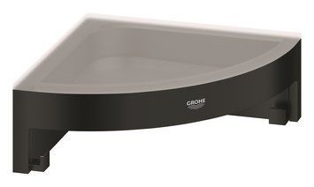 Полиця для ванної Grohe QuickFix Start Cube 411062430 (чорний матовий) 848033 фото