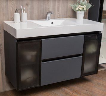 Тумба с умывальником Fancy Marble (Буль-Буль) Barbados 3-120 Nadja (серая) 369999 фото