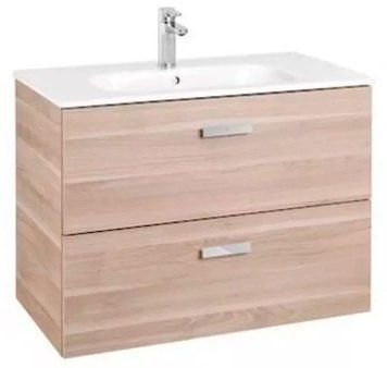 Тумба з умивальником Roca Victoria 60см (A856575422/A32799E000) береза 992741 фото
