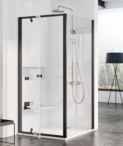 Боковая стенка Ravak Pivot PPS-90 (90G70300Z1) чёрный профиль/стекло Transparent 273168 фото