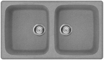 Гранітна мийка Elleci Master 450 Metaltek (titanium 73) 149320 фото