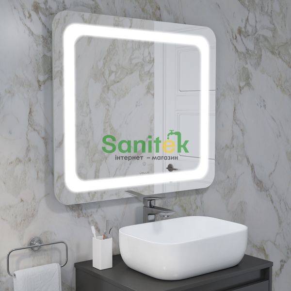 Зеркало для ванной комнаты Volle 60х70 (1648.52126700) с подсветкой и сенсорным включением 688627 фото