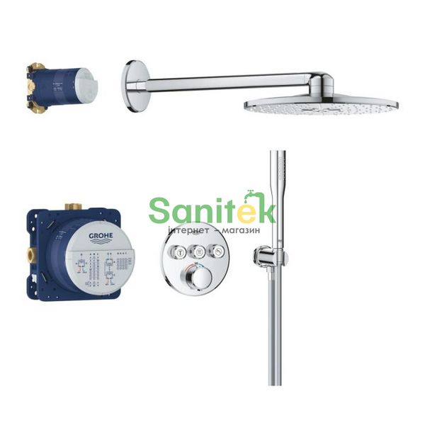 Душева система Grohe Precision SmartControl 34874000 із термостатом (хром) 869621 фото