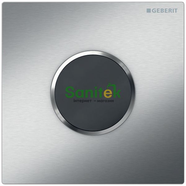 Змивна клавіша для пісуару Geberit Sigma 10 (116.035.SN.1) електронна від батарей(матова/полірована/матова нержавіюча сталь) 140807 фото