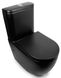Унітаз-компакт Newarc Modern Rimless 3822B-M з сидінням soft close (чорний матовий) 351648 фото 1