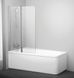 Шторка для ванны Ravak 10CVS2-100 L (7QLA0U03Z1) сатиновый профиль/Transparent (левая) 151424 фото 1