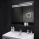 Зеркало для ванной комнаты Sanwerk Lava Della 80x65см (ZL0000127) с увеличительным стеклом 159740 фото 3