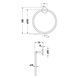 Кільце для рушників Duravit Starck T 0099474600 (чорний матовий) 411955 фото 3