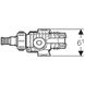 Впускной клапан Geberit type 380 (240.705.00.1) подвод воды сбоку 3/8" ниппель из латуни 162959 фото 2