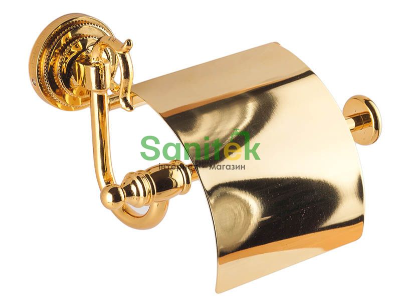 Тримач для туалетного паперу Kugu Versace 211G (золото) 134253 фото