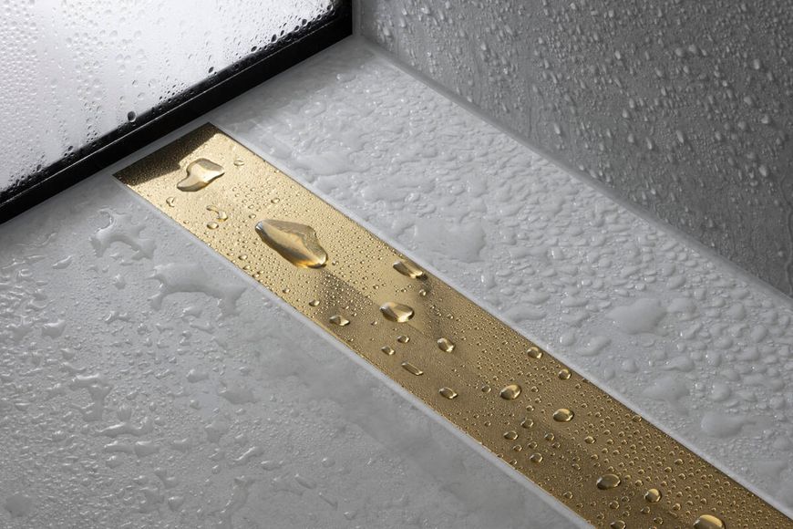 Решітка для трапу Hansgrohe RainDrain Flex 900 мм 56045990 (золото) 491416 фото