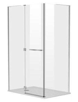 Душевая кабина Eger Megerka 120x80 L (599-330TR/1L) хромированный профиль/стекло прозрачное 219104 фото