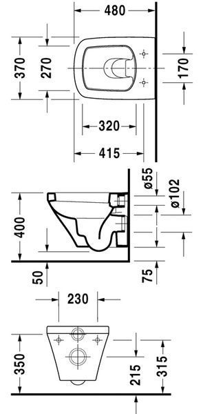 Унітаз підвісний Duravit Durastyle 2541090000 123893 фото