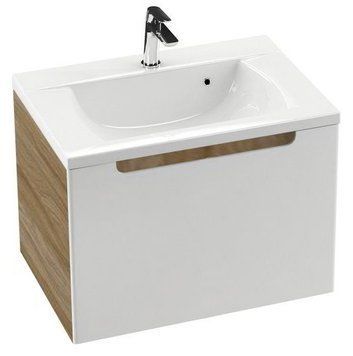 Тумба з умивальником Ravak Classic SD 700 (X000000950+XJD01170000) капучино/білий 280589 фото