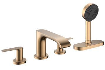 Смеситель для ванны Hansgrohe Vivenis 75444140 на 4 отверстия (бронза матовая) 989044 фото