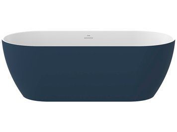 Ванна акрилова Ravak Freedom O Tec 170x77 (CD21400000) окремостояща Deepsea Blue/Білий 909776 фото