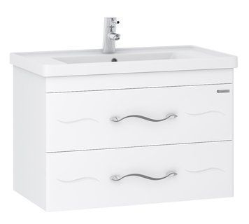 Тумба с умывальником Sanwerk Mindal Air 80 (MV0000658) белая 137976 фото