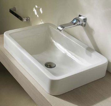 Умивальник Flaminia Nile 62x40 см NL62INC LG (Lava grey) 263981 фото