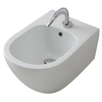 Биде подвесное Kerasan Aquatech 372430 (белый матовый) 867689 фото