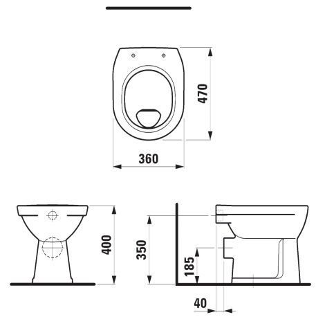 Унитаз напольный Laufen Pro H8219580000001 161316 фото