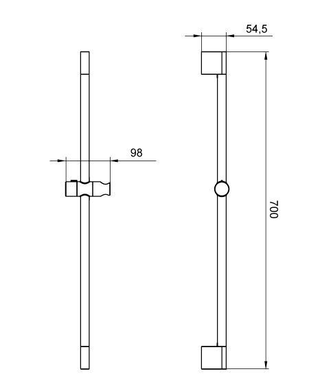 Душевая штанга Devit 10270ER 76826 фото