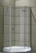 Душова кабіна Eger Stefani 100x100 (599-535-100) хромований профіль/скло прозоре з піддоном 138060 фото 2