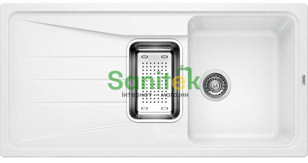 Гранітна мийка Blanco Sona 6S (519855) білий 143016 фото