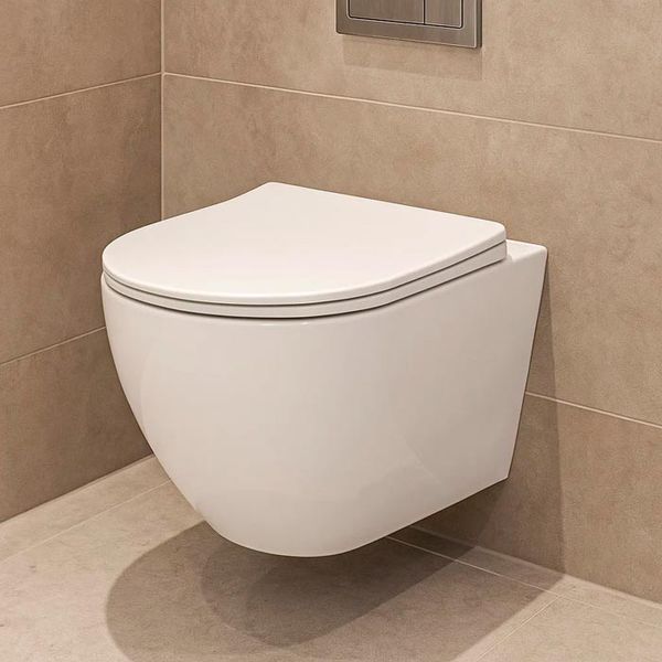 Унитаз подвесной Cersanit Desse Vortex S4024-001 с сиденьем Soft Closing 995135 фото