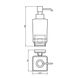 Дозатор для жидкого мыла Аква Родос Leonardo 9933А (OC0000492) хром 117446 фото 2