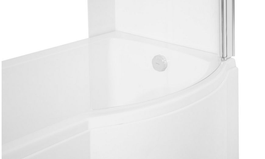 Ванна акриловая Besco Inspiro 170x70 (WAI-170-NLE) без ножек, левая 371398 фото