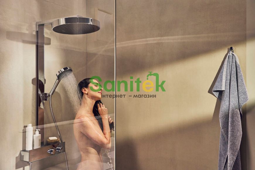 Душевая система Hansgrohe Rainfinity 360 1jet 26853000 с термостатом (хром) 694368 фото