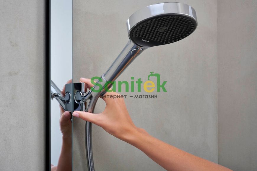 Душевая система Hansgrohe Rainfinity 360 1jet 26853000 с термостатом (хром) 694368 фото