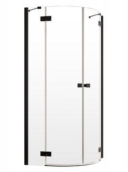 Душевая кабина Radaway Essenza New Black PDD 100x80 L (385003-54-01L+385002-54-01R) чёрный профиль/стекло прозрачное 281276 фото