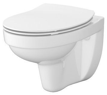 Унітаз підвісний Cersanit Cersania Simple On (B470) S701-566 з сидінням Slim Soft Closing (дюропласт) 697069 фото