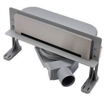 Душевой трап Pestan Confluo Premium Wall 13100060 с решёткой нержавеющая сталь (312x75 мм) 239406 фото