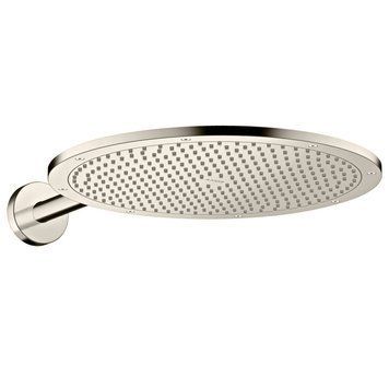 Верхній душ Axor ShowerSolutions 350 1jet 26034820 з тримачем (шліфований нікель) 160297 фото