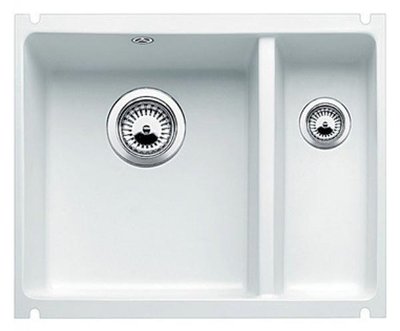 Гранітна мийка Blanco Subline 350/150-U кераміка PuraPlus (514522) білий матовий 143332 фото