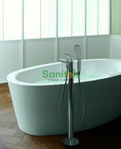 Змішувач для ванни Kludi Balance 525909175 підлоговий (білий/хром) 118857 фото