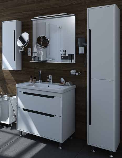 Тумба с умывальником Sanwerk Greta 70 (MV0000619) белая 137978 фото