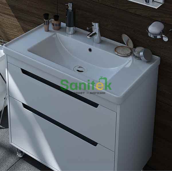 Тумба с умывальником Sanwerk Greta 60 (MV0000617) белая 137977 фото