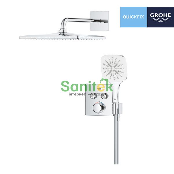 Душова система Grohe Precision SmartControl 34876000 з термостатом (хром) 869623 фото