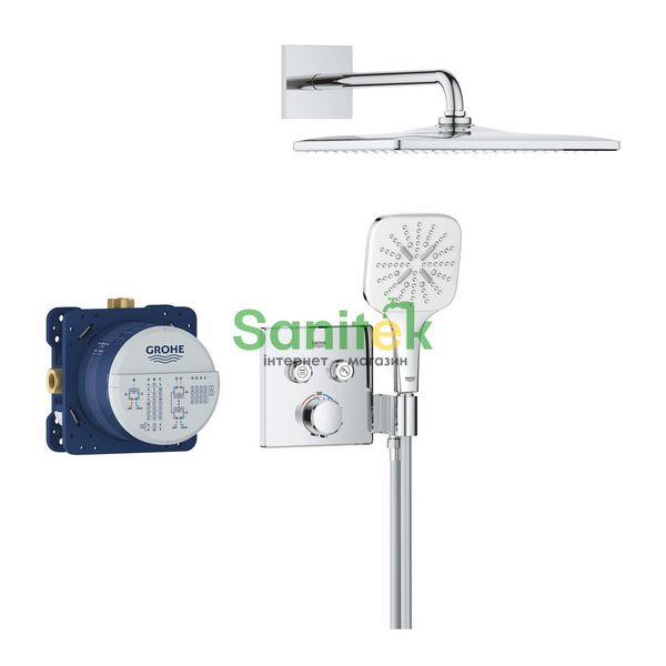 Душова система Grohe Precision SmartControl 34876000 з термостатом (хром) 869623 фото