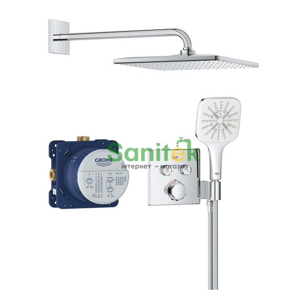 Душова система Grohe Precision SmartControl 34876000 з термостатом (хром) 869623 фото